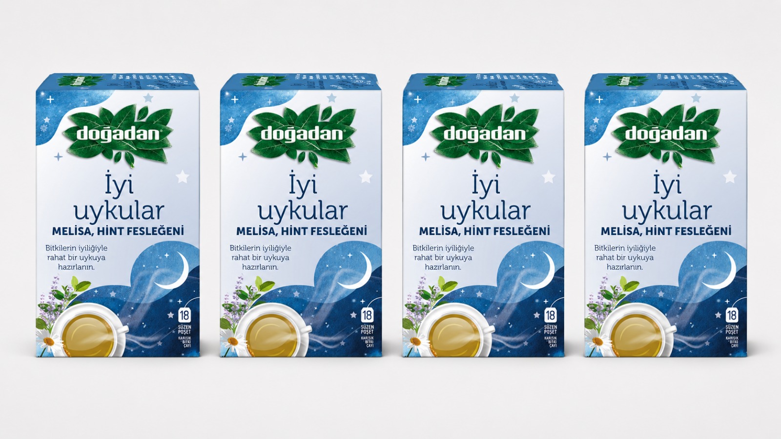 4'Lü Melisa Hint Fesleğeni Uyku Çayı